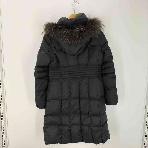 ニジュウサンク 23区 ラクーンファー ロングダウンコート レディース JPN:40