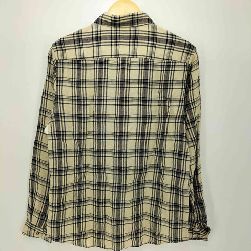 アーペーセー A.P.C. チェック柄 総リネン ロングスリーブシャツ メンズ import:S