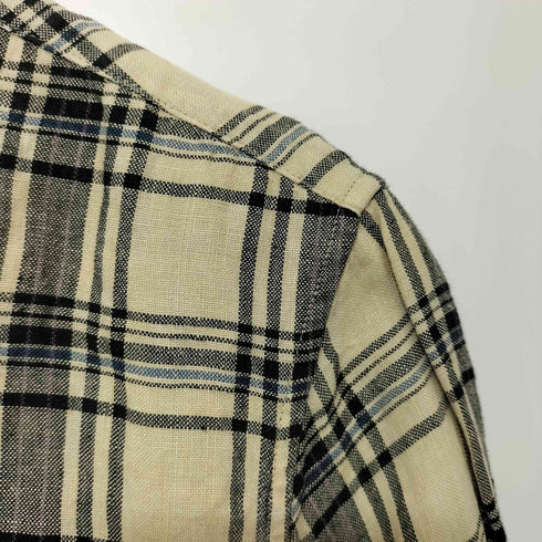 アーペーセー A.P.C. チェック柄 総リネン ロングスリーブシャツ メンズ import:S