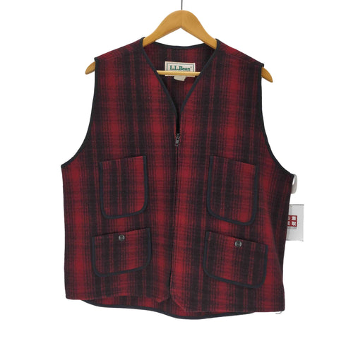 エルエルビーン L.L.Bean USA製 ウールジップハンティングベスト メンズ JPN:M