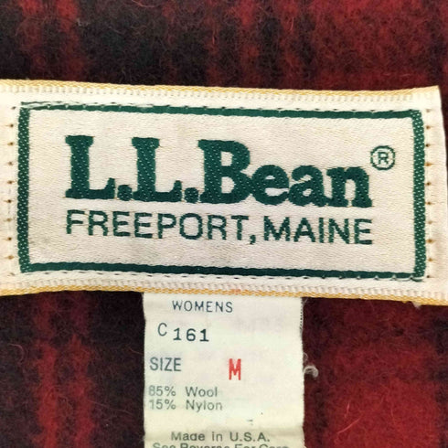 エルエルビーン L.L.Bean USA製 ウールジップハンティングベスト メンズ JPN:M
