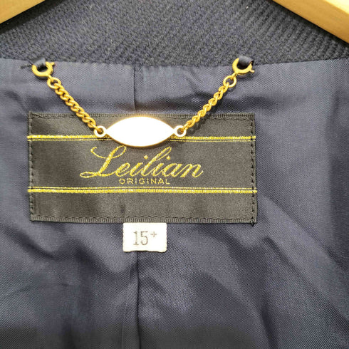 レリアン Leilian ピークドラペル ウールダブルテーラードジャケット レディース 15+