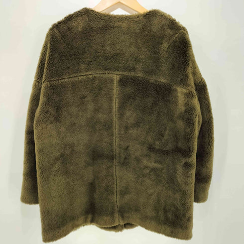 ハリス HARRISS ボアノーカラーコート レディース 36