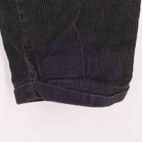 オールドネイビー OLD NAVY 00S 2タックコーデュロイパンツ ブラック メンズ 33/30