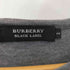 バーバリーブラックレーベル BURBERRY BLACK LABEL チェック 裾ロゴ 七分袖 クルーネックTシャツ メンズ JPN:2