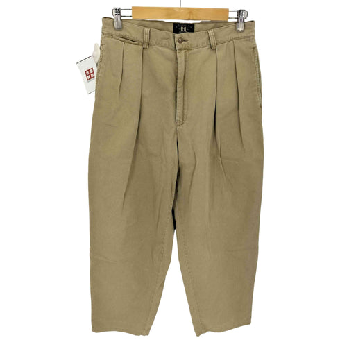 ダブルアールエルラルフローレン RRL RALPH LAUREN 90S 三つ星 MADE IN USA 2タックワイドチノパンツ メンズ 31/30