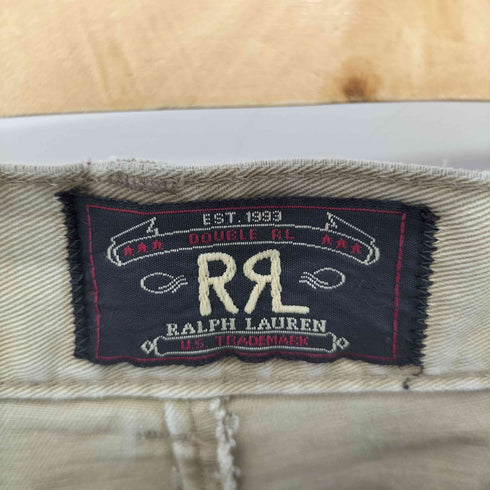ダブルアールエルラルフローレン RRL RALPH LAUREN 90S 三つ星 MADE IN USA 2タックワイドチノパンツ メンズ 31/30
