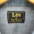 リー Lee コラボ ストーンボタン フラップポケット ウエスタン デニム シャツ ワンピース レディース import:M