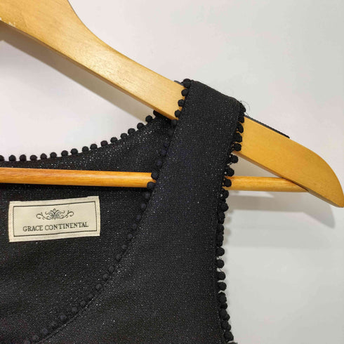 グレースコンチネンタル GRACE CONTINENTAL 総柄刺繍ノースリーブワンピース レディース 36