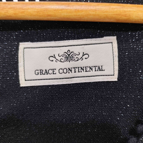 グレースコンチネンタル GRACE CONTINENTAL 総柄刺繍ノースリーブワンピース レディース 36