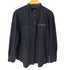 GINA LAURA フロントポケットジップノーカラーシャツ メンズ import:XL
