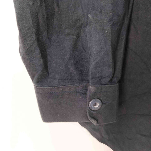 GINA LAURA フロントポケットジップノーカラーシャツ メンズ import:XL