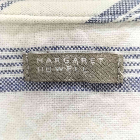 マーガレットハウエル MARGARET HOWELL コットンストライプシャツ レディース