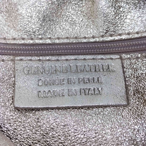 Borse in pelle イタリア製 ラメレザートートバッグ レディース