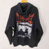ギルダン GILDAN バンドロゴプリントジップアップパーカー メンズ import:XL