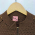 ポールスミス Paul Smith ウールアクリル クロシェニット ジップカーディガン レディース import:M