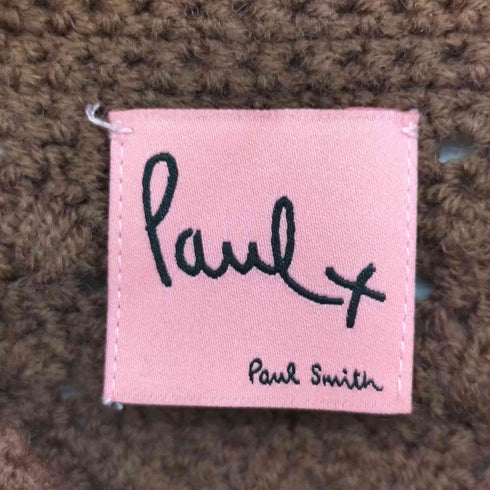 ポールスミス Paul Smith ウールアクリル クロシェニット ジップカーディガン レディース import:M