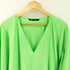 ザラ ZARA Vネック ティアードワンピース レディース import:M