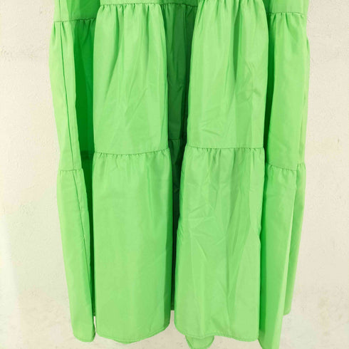 ザラ ZARA Vネック ティアードワンピース レディース import:M