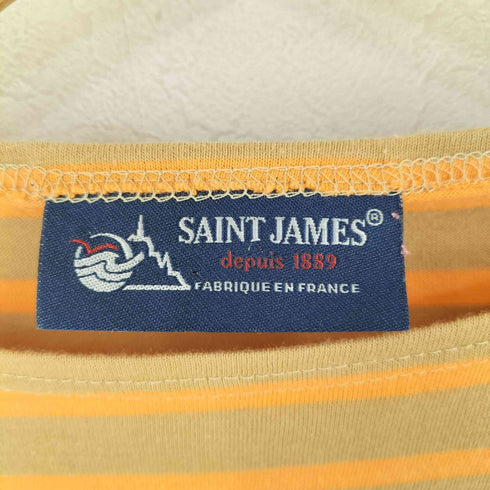セントジェームス SAINT JAMES ボーダー ボートネックカットソー レディース XXS