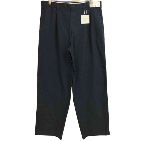ユニクロジェイダブリューアンダーソン UNIQLO JW ANDERSON 25SS タックワイドチノ メンズ W91
