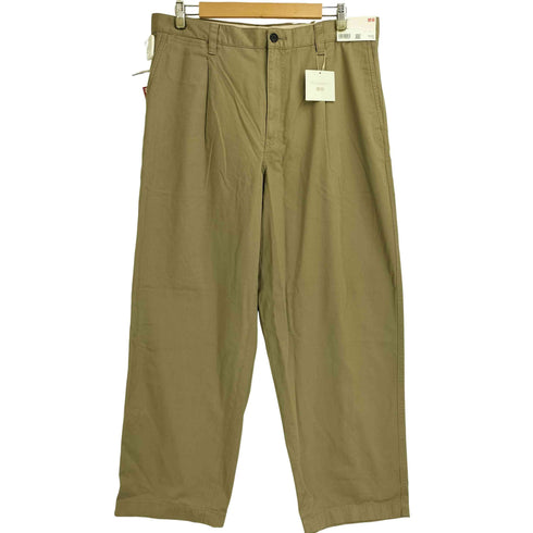 ユニクロジェイダブリューアンダーソン UNIQLO JW ANDERSON 25SS タックワイドチノ メンズ W91