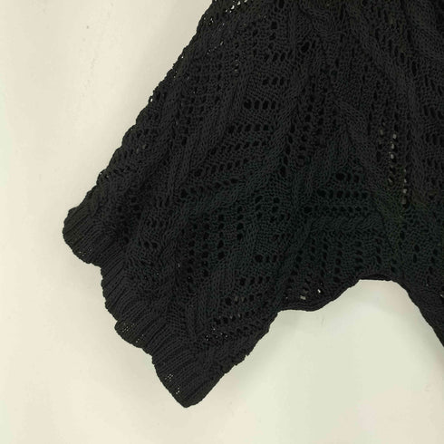 クレイル CLEL Openwork Loose Mesh Crew Neck Cardigan メンズ JPN:L