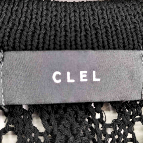 クレイル CLEL Openwork Loose Mesh Crew Neck Cardigan メンズ JPN:L