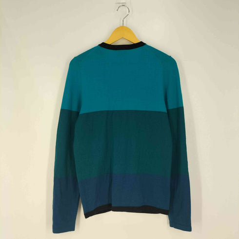 ラコステ LACOSTE ロゴパッチ ウール 配色 ニット カーディガン メンズ 2