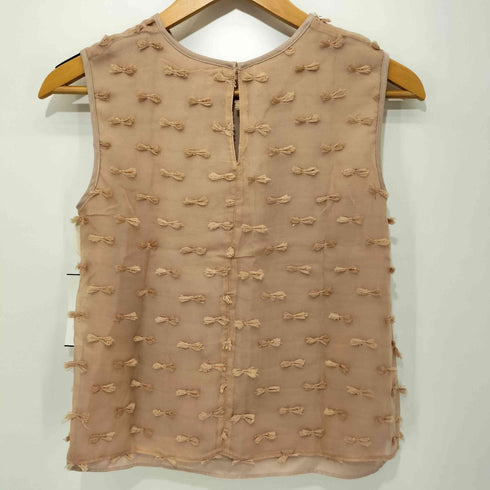ジルスチュアート JILLSTUART ボウカットジャガードノースリーブブラウス レディース import:S