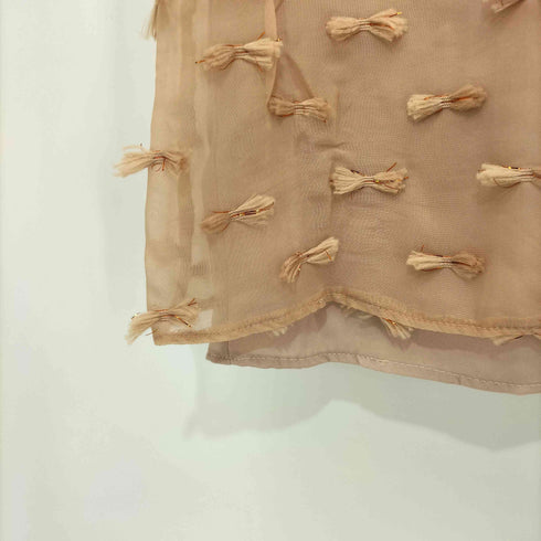 ジルスチュアート JILLSTUART ボウカットジャガードノースリーブブラウス レディース import:S