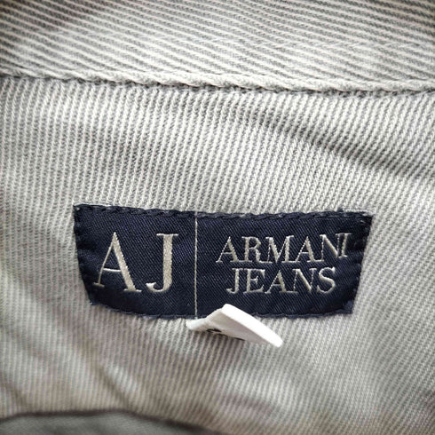 アルマーニジーンズ ARMANI JEANS MADE IN ITALY 片ポケ コットンレギュラーカラーシャツ メンズ import:L