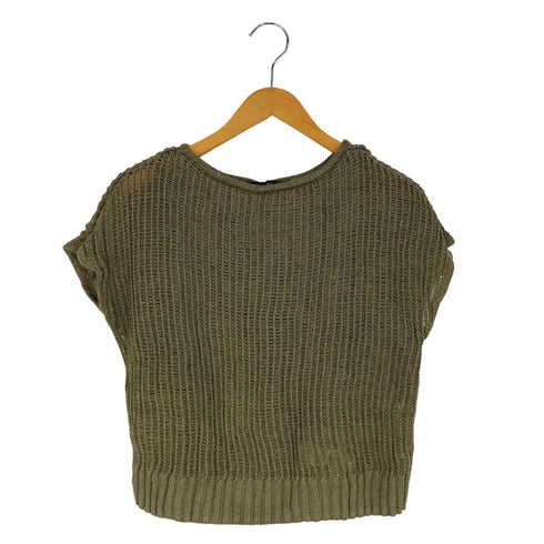 ローレンラルフローレン LAUREN RALPH LAUREN リネンレーヨン メッシュ ニット レディース import:M