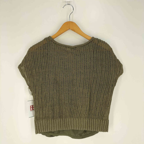 ローレンラルフローレン LAUREN RALPH LAUREN リネンレーヨン メッシュ ニット レディース import:M