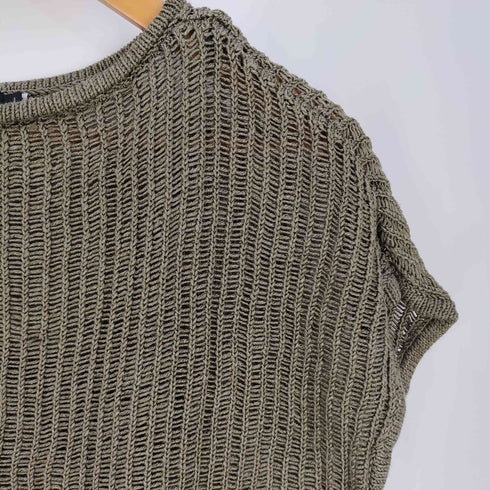 ローレンラルフローレン LAUREN RALPH LAUREN リネンレーヨン メッシュ ニット レディース import:M