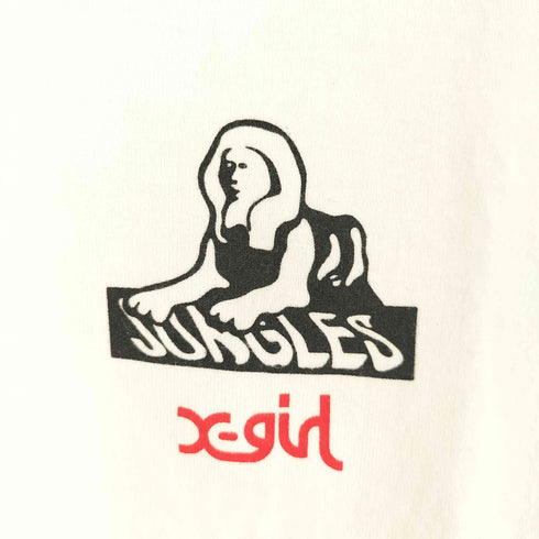 エックスガール X-girl JUNGLES LOGO S/S TEE メンズ JPN:1