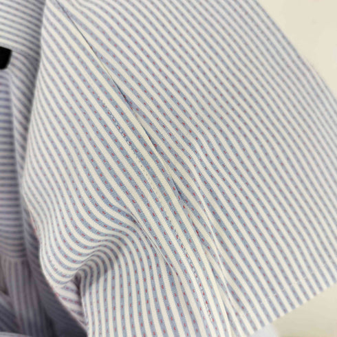 ボスヒューゴボス BOSS HUGO BOSS ストライプ ビッグカラーシャツ メンズ 45 17 3/4