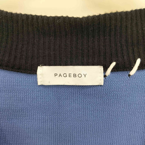 ページボーイ PAGEBOY Wフェイスハンドステッチカーディガン レディース FREE