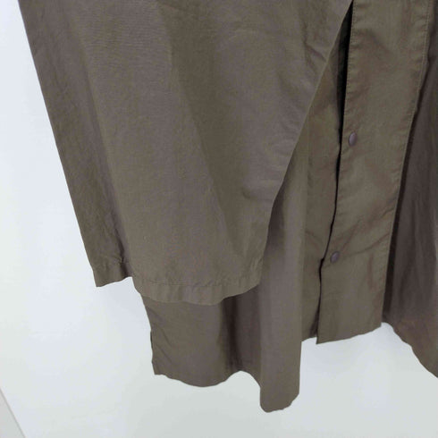 ムジラボ MUJI labo スタンドカラー フルスナップ シャツ メンズ S-M