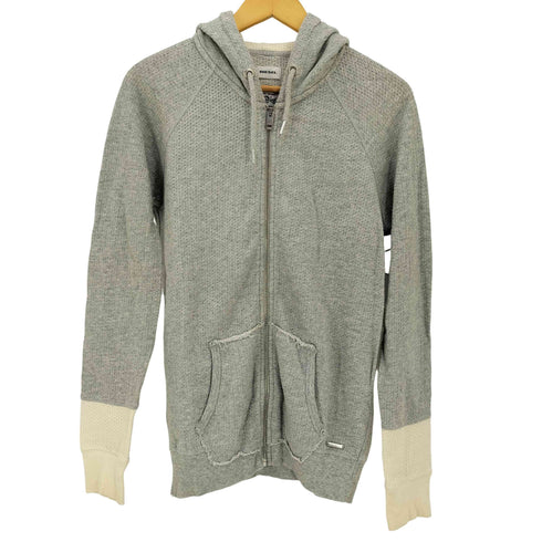 ディーゼル DIESEL ダメージ加工 ダブルジップパーカー メンズ