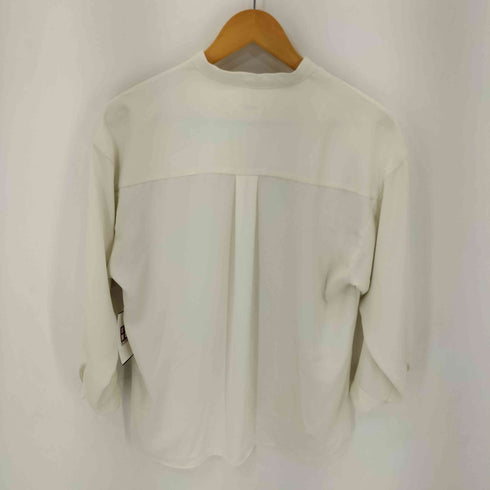 ビューティーアンドユースユナイテッドアローズ BEAUTY & YOUTH UNITED ARROWS BY∴ マットサテン ミリタリーブラウス -手洗い可能- レディース