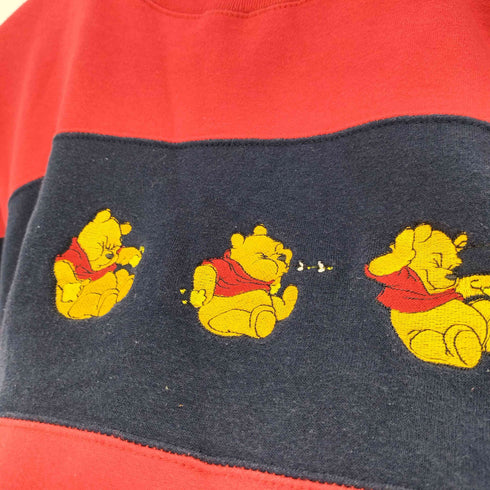 90S キャラクター刺繍 ボーダークルーネックスウェット レディース JPN:M