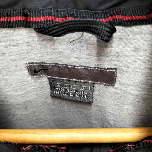 ナイキ NIKE 00S グレータグ 裾 スウッシュ 刺繍 ジップアップ リフレクター ナイロン ジャケット メンズ import:L