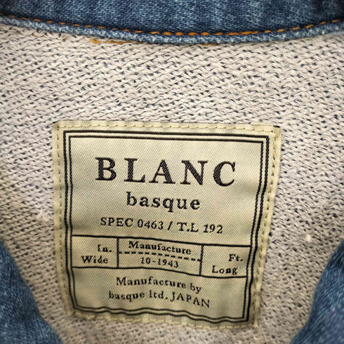ブランバスク blanc basque ニットデニムジャケット レディース JPN:38