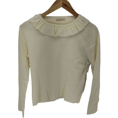 アベニールエトワール Aveniretoile フリルニットプルオーバー レディース JPN:38