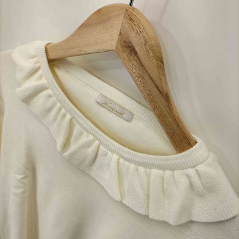 アベニールエトワール Aveniretoile フリルニットプルオーバー レディース JPN:38