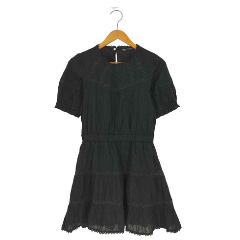 ザラ ZARA レース デザイン ワンピース レディース import:M