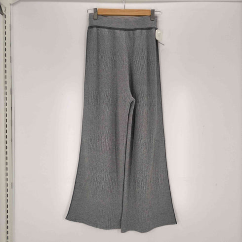 オズモーシス OSMOSIS ジャガードニットパンツ レディース ONE SIZE