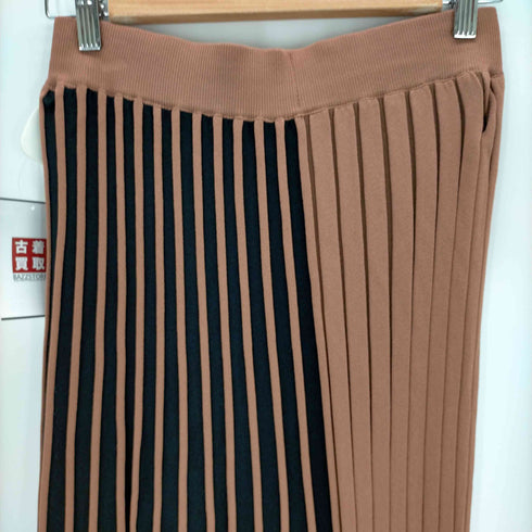 オズモーシス OSMOSIS リブラインニットスカート レディース ONE SIZE