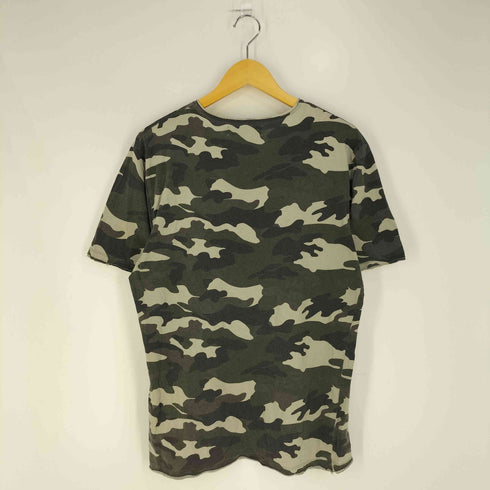 ハイドロゲン HYDROGEN スカル刺繍 カモ柄 Tシャツ メンズ import:M